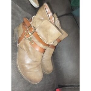 Pop Divinity Lady's "Faux Distress"-Brown 11M Boots - Giftable!